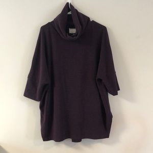 Caslon deep purple sweater top